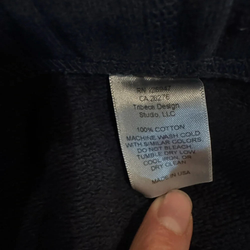 Nili Lotan navy drop crotch sweatpant size small - Picture 3 of 3